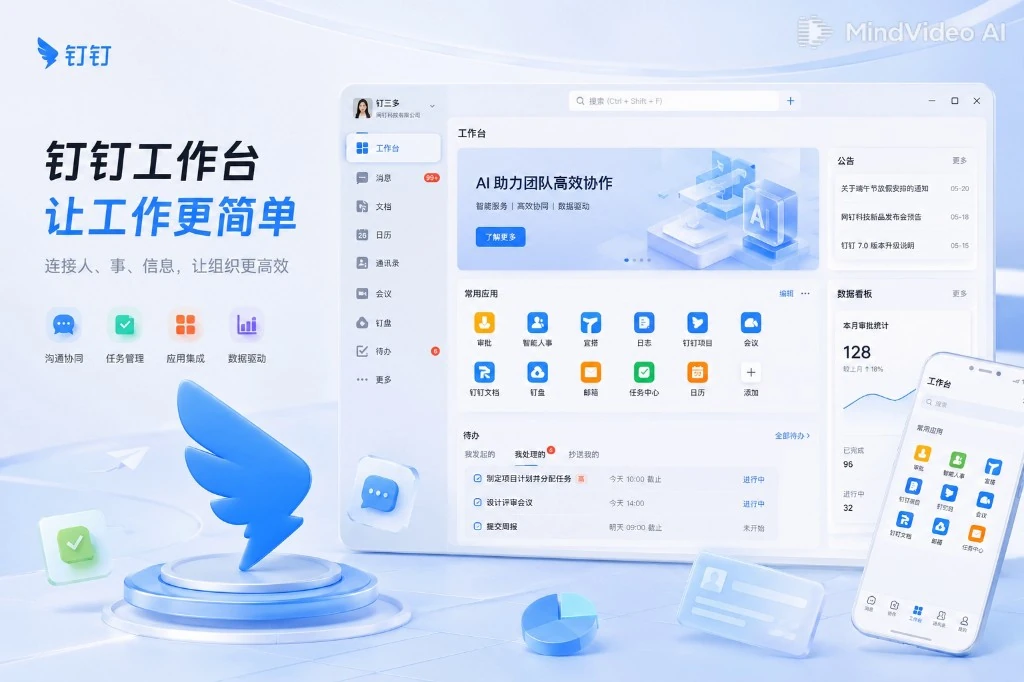 钉钉官网数字化智能移动办公平台